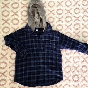Boys 4T hooded Flannel